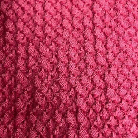 CMC Color Me Cotton Textured Knit Button Front Jacket Sz LG Pockets Lagenlook - Picture 5 of 7